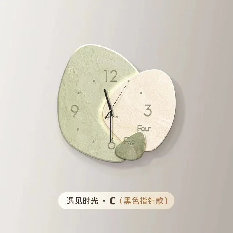 Elegant Nordic Style Wall Clock Unusual Quiet Large Gaming Room Wall Clock Decoration Aesthetic Reloj De Pared Decorations Home